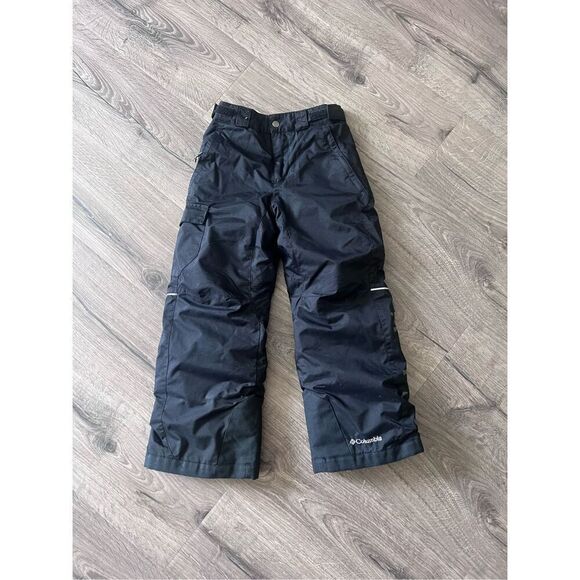 Columbia Arctic Trip II Omni Heat Boys Youth size Small (8) Black Ski Snow Pants - Picture 1 of 8